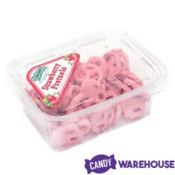 Pink Yogurt Covered Mini Pretzels: 9-Ounce Tub 6 Pink Yogurt Covered Mini Pretzels: 9-Ounce Tub -Sweet Candy Planet pink yogurt covered mini pretzels 9 ounce tub candy warehouse 3