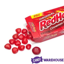 Red Hots Candy Mini Packs: 24-Piece Box -Sweet Candy Planet red hots candy mini packs 24 piece box candy warehouse 5