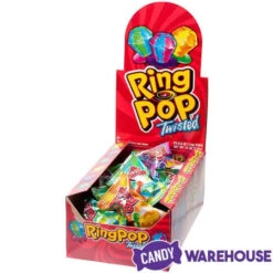 Ring Pops - Twisted: 24-Piece Box -Sweet Candy Planet ring pops twisted 24 piece box candy warehouse 3 04880948 576a 440c a039 e572ac6aaea1