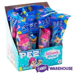 Shimmer And Shine PEZ Candy Packs: 12-Piece Display -Sweet Candy Planet shimmer and shine pez candy packs 12 piece display candy warehouse 3