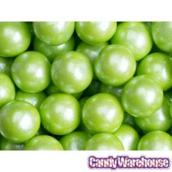 Shimmer Pearl Lime Green 1-Inch Lemon Lime Gumballs: 2LB Bag 6 Shimmer Pearl Lime Green 1-Inch Lemon Lime Gumballs: 2LB Bag -Sweet Candy Planet shimmer pearl lime green 1 inch lemon lime gumballs 2lb bag candy warehouse 3