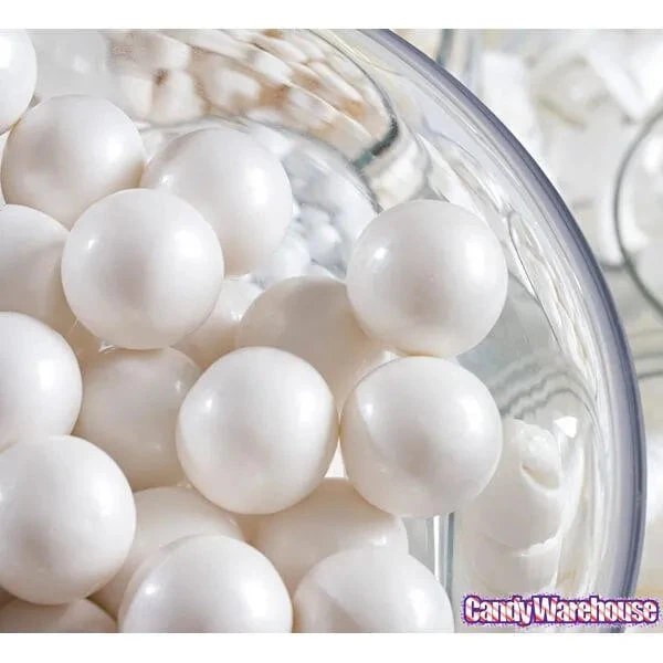 Shimmer Pearl White 1-Inch Gumballs: 2LB Bag 5 Shimmer Pearl White 1-Inch Gumballs: 2LB Bag - Image 5