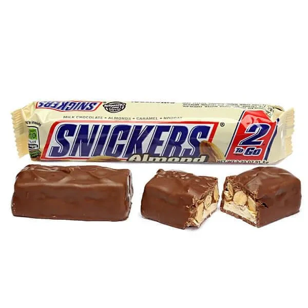 Snickers Almond King Size Candy Bars: 24-Piece Box 1 Snickers Almond King Size Candy Bars: 24-Piece Box