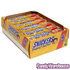Snickers Peanut Butter Squared King Size Candy Bars: 18-Piece Box -Sweet Candy Planet snickers peanut butter squared king size candy bars 18 piece box candy warehouse 3