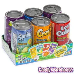 Soda Pop Fizzy Candy Cans Six-Packs: 12-Piece Box -Sweet Candy Planet soda pop fizzy candy cans six packs 12 piece box candy warehouse 4 1f6cf300 465c 4af5 a691 d8981ef25499