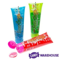 Sour Ooze Tube Liquid Candy Dispensers: 12-Piece Box -Sweet Candy Planet sour ooze tube liquid candy dispensers 12 piece box candy warehouse 3