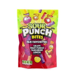 Sour Punch Bites Candy - Fan Favorites: 9-Ounce Bag