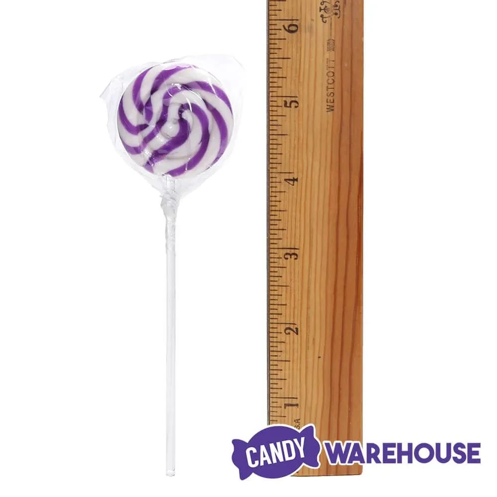 Swipple Pops Petite Swirl Ripple Lollipops - Purple Grape: 60-Piece Tub 4 Swipple Pops Petite Swirl Ripple Lollipops - Purple Grape: 60-Piece Tub - Image 4