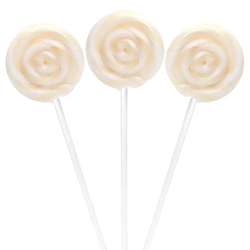 Swipple Pops Petite Swirl Ripple Lollipops - White Pineapple: 60-Piece Tub 1 Swipple Pops Petite Swirl Ripple Lollipops - White Pineapple: 60-Piece Tub