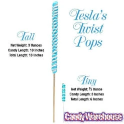 Tesla's Tiny Twist Pops - Lemon: 48-Piece Jar 11 Tesla's Tiny Twist Pops - Lemon: 48-Piece Jar -Sweet Candy Planet tesla s tiny twist pops lemon 48 piece jar candy warehouse 4