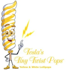 Tesla's Tiny Twist Pops - Lemon: 48-Piece Jar 12 Tesla's Tiny Twist Pops - Lemon: 48-Piece Jar -Sweet Candy Planet tesla s tiny twist pops lemon 48 piece jar candy warehouse 5