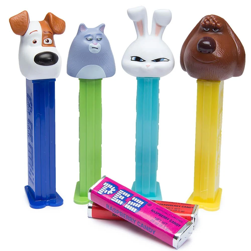 The Secret Life Of Pets PEZ Candy Packs: 12-Piece Display 1 The Secret Life Of Pets PEZ Candy Packs: 12-Piece Display