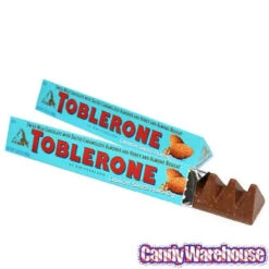 Toblerone Crunchy Salty Almond Chocolate Bars: 20-Piece Box 6 Toblerone Crunchy Salty Almond Chocolate Bars: 20-Piece Box -Sweet Candy Planet toblerone crunchy salty almond chocolate bars 20 piece box candy warehouse 3