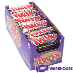 Twix Dark Chocolate Candy Bars: 36-Piece Box 8 Twix Dark Chocolate Candy Bars: 36-Piece Box -Sweet Candy Planet twix dark chocolate candy bars 36 piece box candy warehouse 3