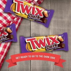 Twix Dark Chocolate Candy Bars: 36-Piece Box 9 Twix Dark Chocolate Candy Bars: 36-Piece Box -Sweet Candy Planet twix dark chocolate candy bars 36 piece box candy warehouse 4