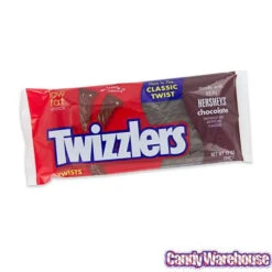 Twizzlers Chocolate Licorice Twists: 12-Ounce Bag -Sweet Candy Planet twizzlers chocolate licorice twists 12 ounce bag candy warehouse 3