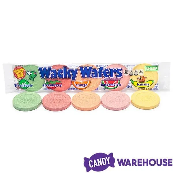 Wacky Wafers Candy 1.2-Ounce Packs: 24-Piece Box 2 Wacky Wafers Candy 1.2-Ounce Packs: 24-Piece Box - Image 2