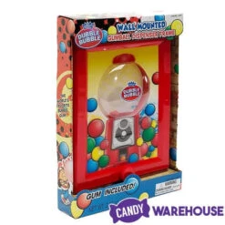 Wall Mounted Gumball Machine Dispenser Frame With Gumballs -Sweet Candy Planet wall mounted gumball machine dispenser frame with gumballs candy warehouse 5