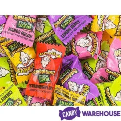 WarHeads Smashups Extreme Sour Hard Candy 3.25-Ounce Packs: 12-Piece Box -Sweet Candy Planet warheads smashups extreme sour hard candy 3 25 ounce packs 12 piece box candy warehouse 3